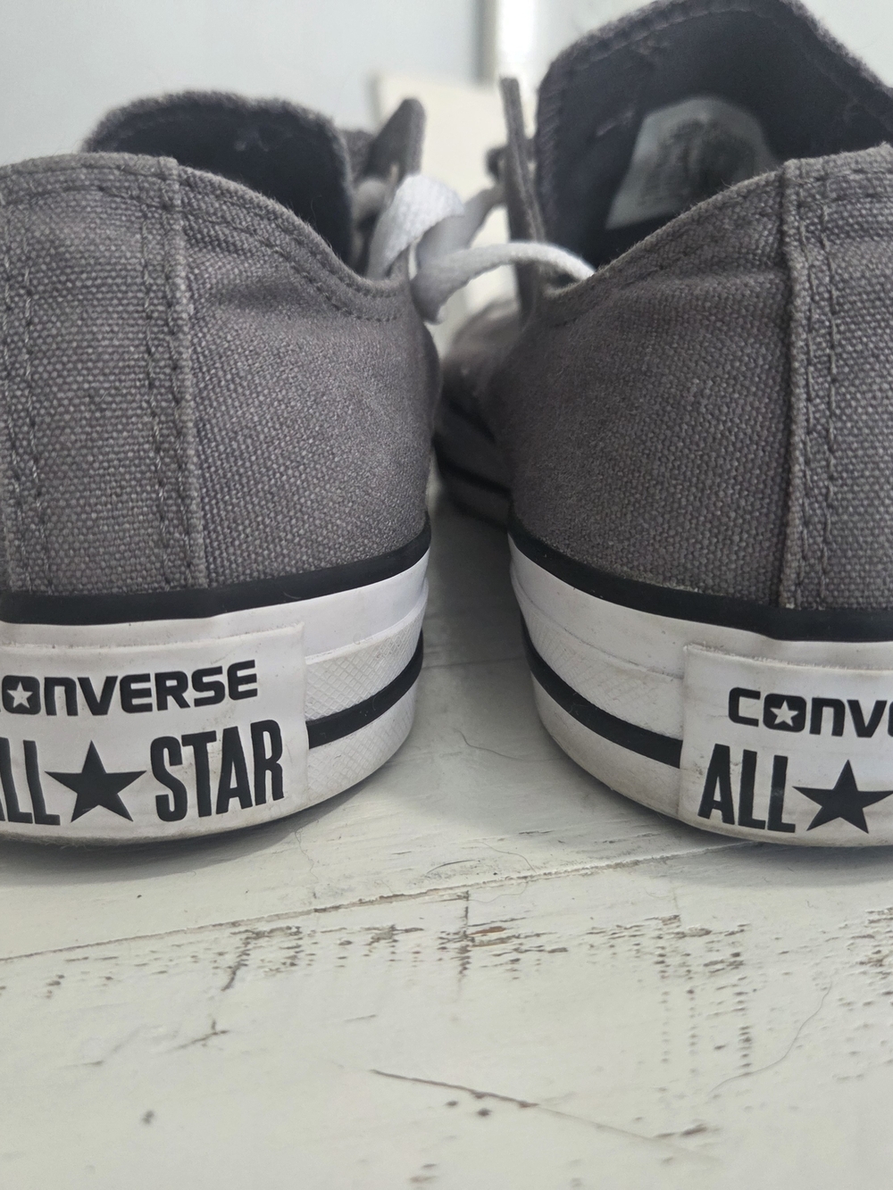 Converse Womens Chuck Taylor All Star Low Top Sneakers in Gray. - Picture 4 of 10